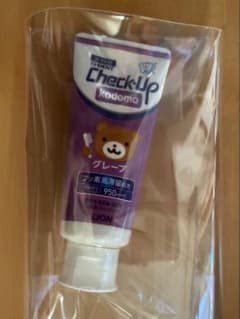 【新品】ライオン チェックアップ　子ども グレープ 60g 歯磨き粉のサムネイル