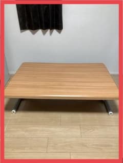 【美品】高さ調整可能　テーブル (縦80cm 横120cm)のサムネイル