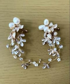 【今日だけこの価格】ウェディング ヘッドドレス&イヤリングのサムネイル