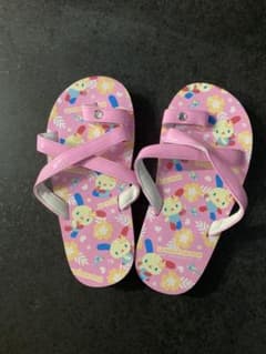 산리오 우사하나 키즈 샌들 19cm 핑크 미사용