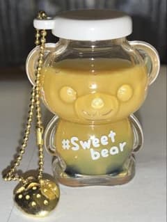 くまさん タピオカミルクティー キーホルダー sweet bearのサムネイル