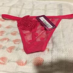 ☆即購入OK☆タグ付き新品 Tバックショーツ ローズピンク フリーサイズのサムネイル