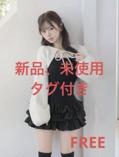 Darich ダーリッチ ティアードフリルミニワンピース ブラック Free