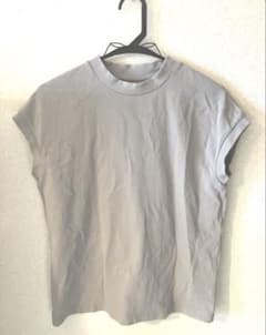 無印良品 フレンチスリーブTシャツ M シルバーグレー クルーネック 半袖のサムネイル