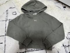 H&M キッズ 裏起毛 ショート丈トレーナー ※着画ありのサムネイル