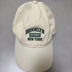 BROOKLYN NEW YORK 刺繍 キャップ ホワイトのサムネイル