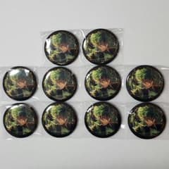 あくねこ 4周年 箔押し缶バッジ ハナマル