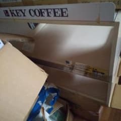 KEY COFFEE 陳列棚 二段式 KEY COFFEE 陳列棚 二段式 - メルカリ