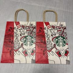 新品】Starbucks ホリデー ショップ袋 2枚セット スタバ - メルカリ