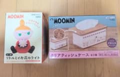 MOOMIN リトルミイお花のライト＆クリアティッシュケース