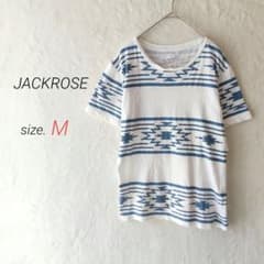 Jack Rose [M]Natu Ortega patterned T-shirt, short sleeves, 100% cotton.