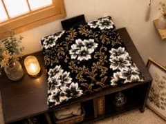 桜黒 座布団 トラックに 45cm - メルカリ