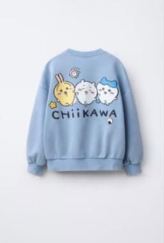 【新品・未使用】ちいかわ ZARA KIDS コラボスウェット 110cmのサムネイル