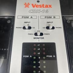 Vestax CDX-16 DJミキサー 本体 - メルカリ