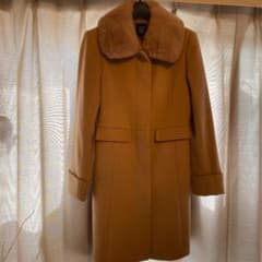 ロングコート　P&D ベージュ　美品　ファーのサムネイル