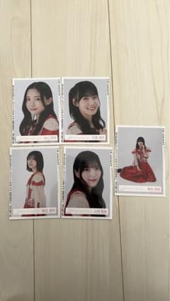 櫻坂46 生写真 5枚セット 谷口愛季 石森璃花 藤吉夏鈴 上村莉菜 増本綺良のサムネイル
