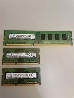 Samsung PC3/PC3L メモリー 4GB 計3枚セット - メルカリ