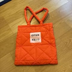 CITEN トートバッグオレンジ キルティングのサムネイル