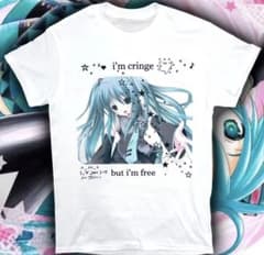 Y2K地雷系 平成ギャル グランジ 初音ミク 萌え系 Tシャツ 平成　ナードコアのサムネイル