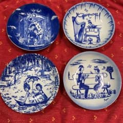 4／30金２０時まで安値！レイモン・ペイネ　大皿四枚セット　中古のサムネイル