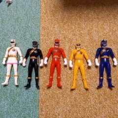 ガオレンジャー　ソフビフィギュア5体のサムネイル