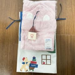 【新品】ファミリア　ポンチョ型バスタオル　ピンクのサムネイル
