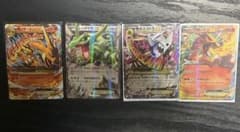 ポケモンカード MリザードンEX レックウザEX MボスゴドラEX 4枚セットのサムネイル