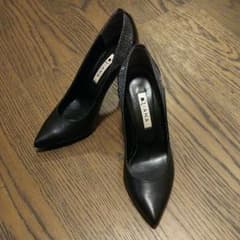 DIANA パンプス 23 レザー×ラメのサムネイル