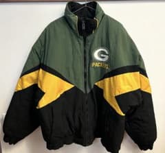 NFL NFL PACKERSパッカーズ 刺繍ロゴ 中綿ジャケット Lサイズ - メルカリ