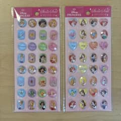 ディズニープリンセス ストーンシール2点セットのサムネイル