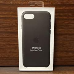 純正　Apple iPhone SE Leather Case Blackのサムネイル