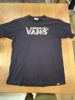 VANS Tシャツ ブラック ロゴプリント Lサイズのサムネイル