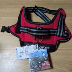 Petio イージーウェアハーネス 中型犬用 Mサイズ レッドのサムネイル