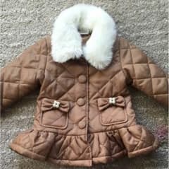 美品 ファー付きアウター 90のサムネイル