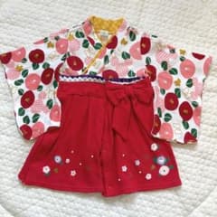 Disney Minnie Mickey Hakama Romper 100 Day Celebration First Meal Ceremony First Festival 80