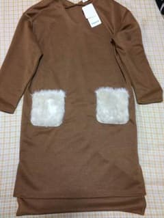 OLIVE des OLIVE Vネックニットワンピースのサムネイル