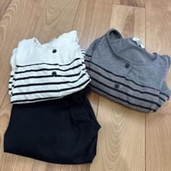 マタニティ パジャマ 2枚＋レギンス1枚セット　授乳口ありのサムネイル
