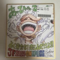 ワンピース ニカ ジャンプフェスタ2025 複製ミニ色紙 応募者全員