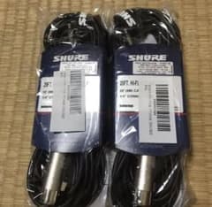 shure マイクケーブル ※2つセットのサムネイル
