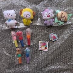 BT21 FuwaFuwa Mascot and Light Stick Charm 2 (Total 11 items)