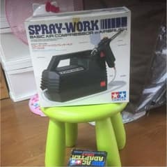 エアブラシセット 別売アダプターつきのサムネイル