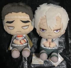 新品未使用　鬼滅の刃　でっかいぽふっとぬいぐるみ　悲鳴嶼行冥　不死川実弥　セット