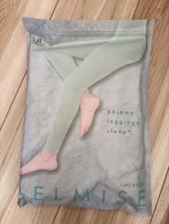 BELMISE ライムグリーン パジャマレギンス LLのサムネイル