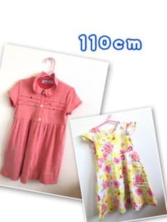110cm 半袖ワンピース2点セットのサムネイル