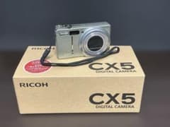 【美品・動作確認済】RICOH CX5 グリーンシルバー 元箱・付属品完備のサムネイル