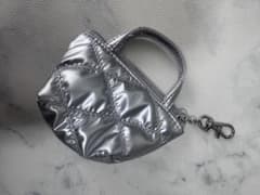 ソレイル soleile ミニポーチチャーム シルバー