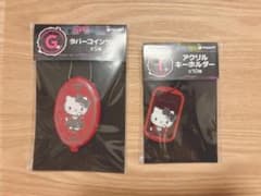 ハローキティ Happyくじ ラバーコインケース アクリルキーホルダーのサムネイル