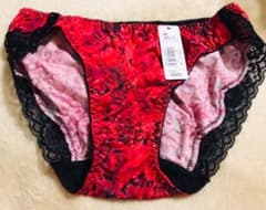新品　未使用　タグ付き　エメフィール　Mサイズ　ショーツ　レッド花柄　匿名配送のサムネイル