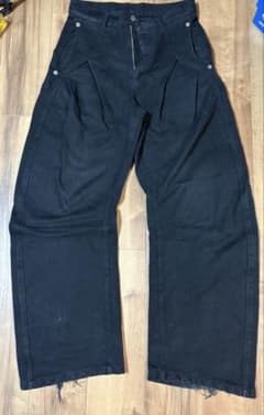 CONZ all black curve denim パンツのサムネイル