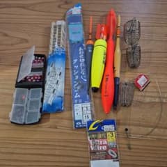 釣り仕掛けセット ウキ カゴ 仕掛け巻きのサムネイル